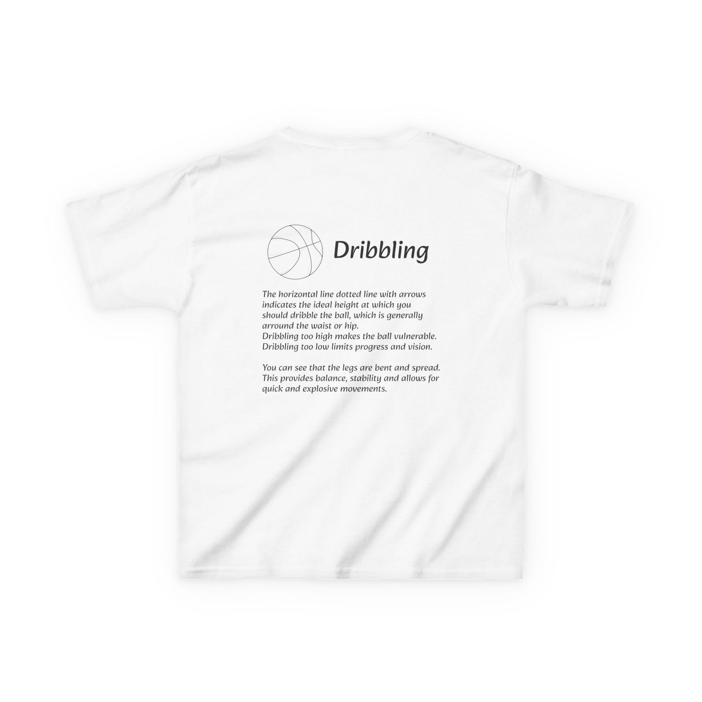 Kids Dribbling Tee for Young Athletes.