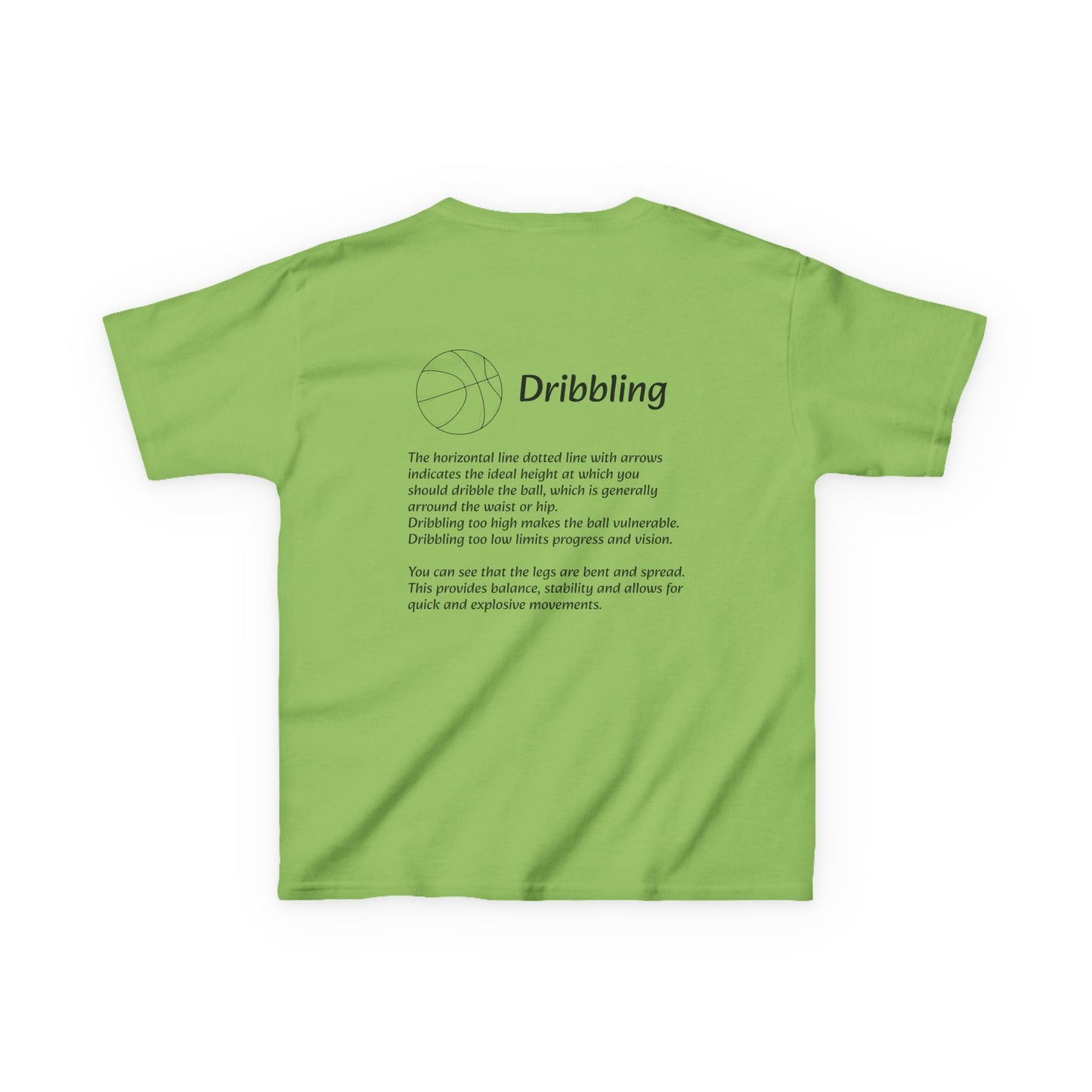 Kids Dribbling Tee for Young Athletes.