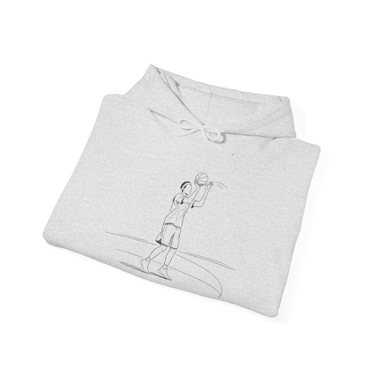 Unisex Heavy Blend Sweatshirt with Shooting Design.