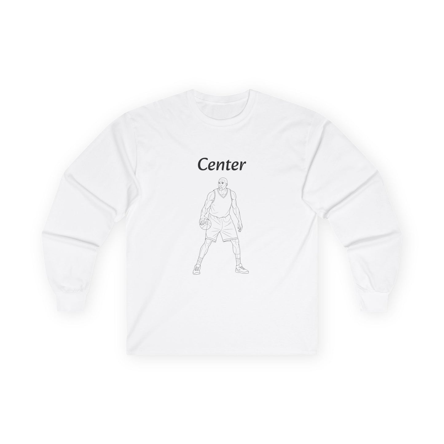 Center Unisex Long Sleeve Shirt.