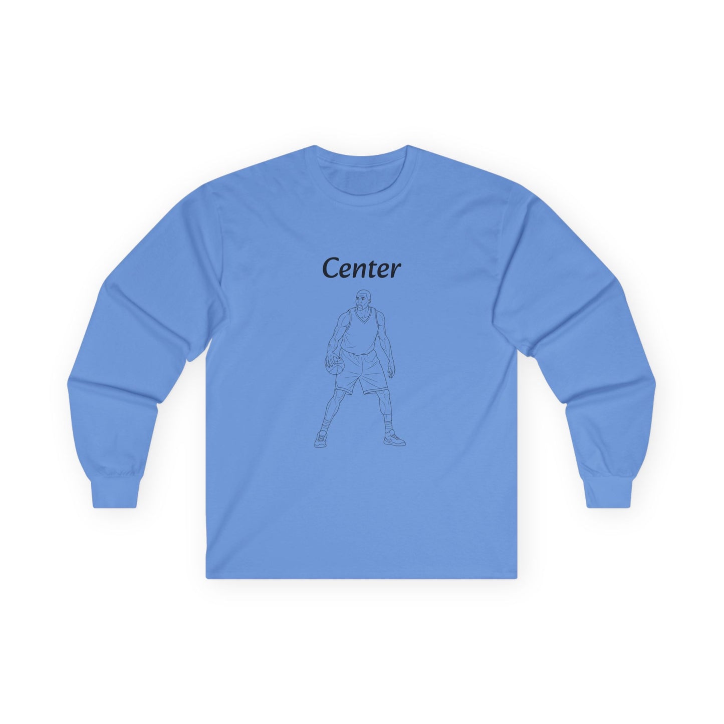 Center Unisex Long Sleeve Shirt.