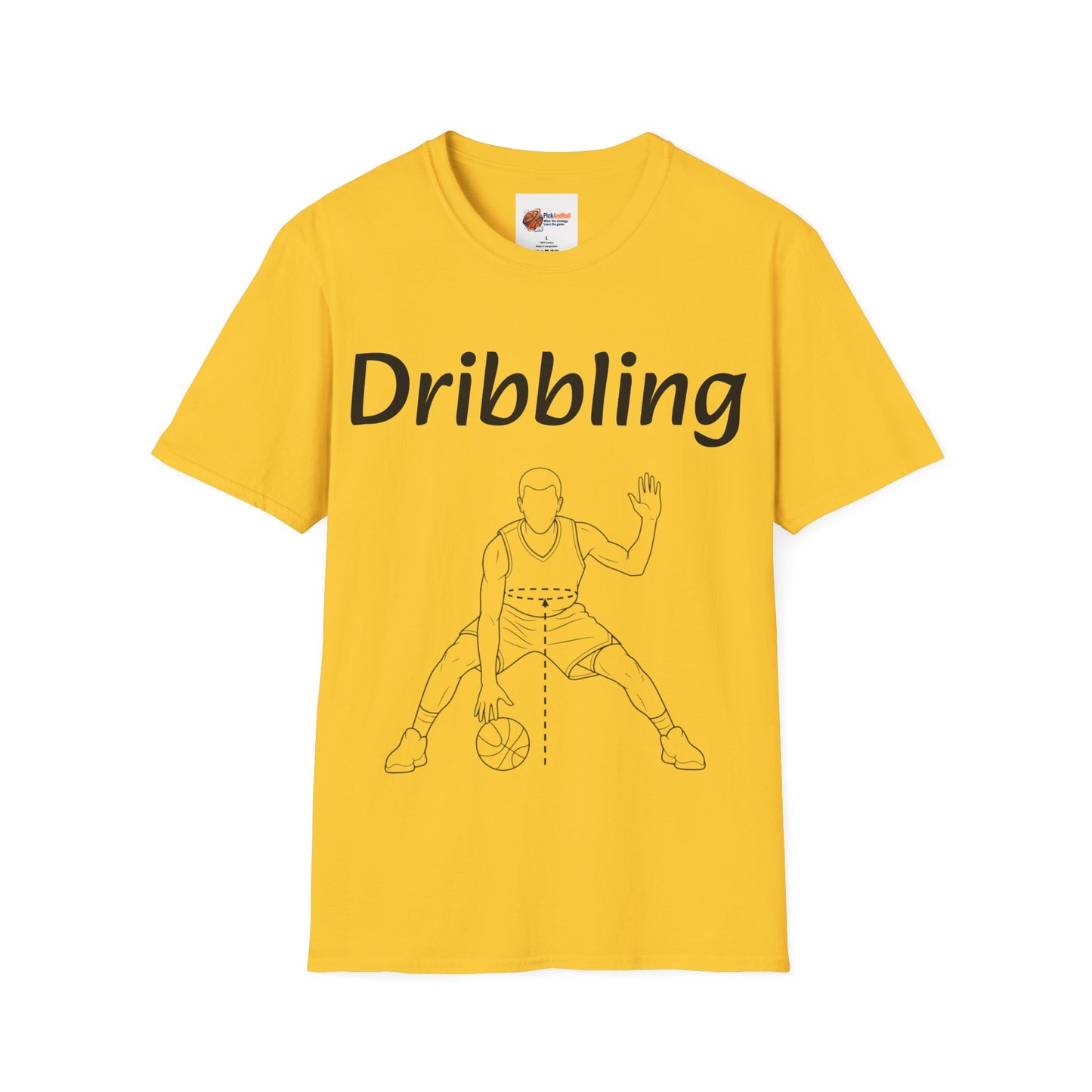 Unisex Graphic Tee with Dribbling Design