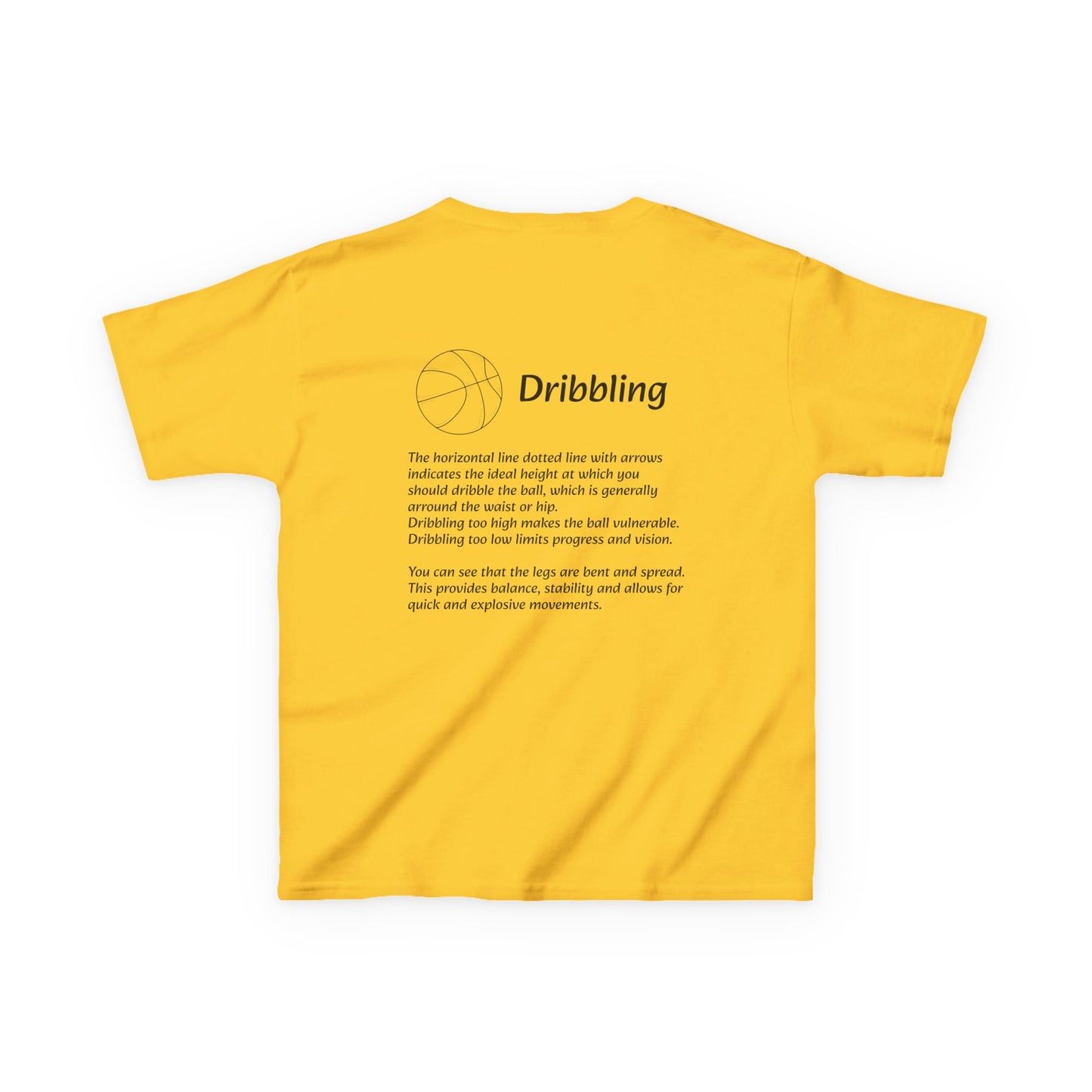 Kids Dribbling Tee for Young Athletes.