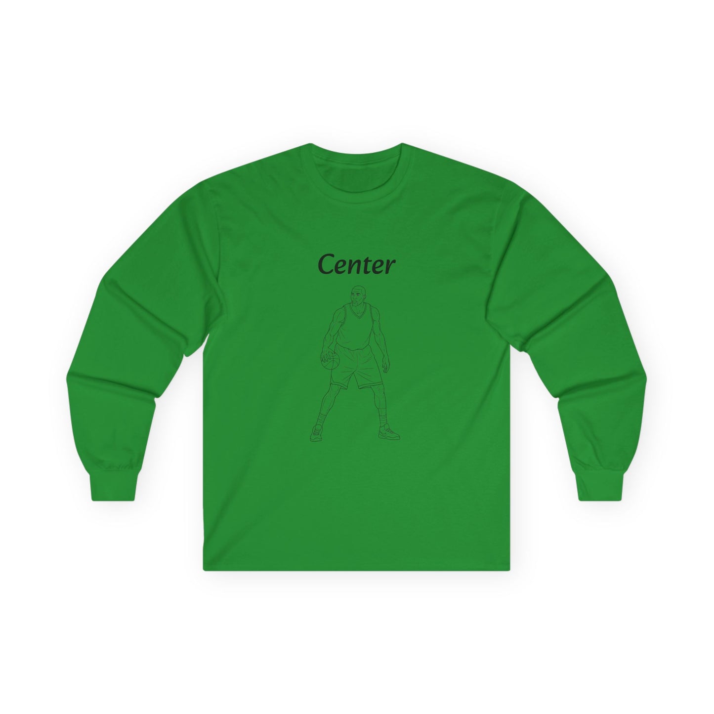 Center Unisex Long Sleeve Shirt.