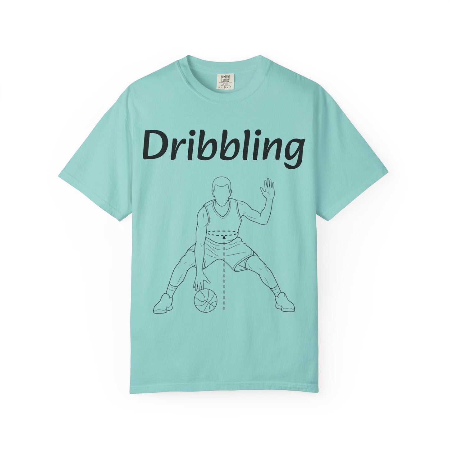 Basketball Dribbling T-Shirt, Unisex Athletic Tee.
