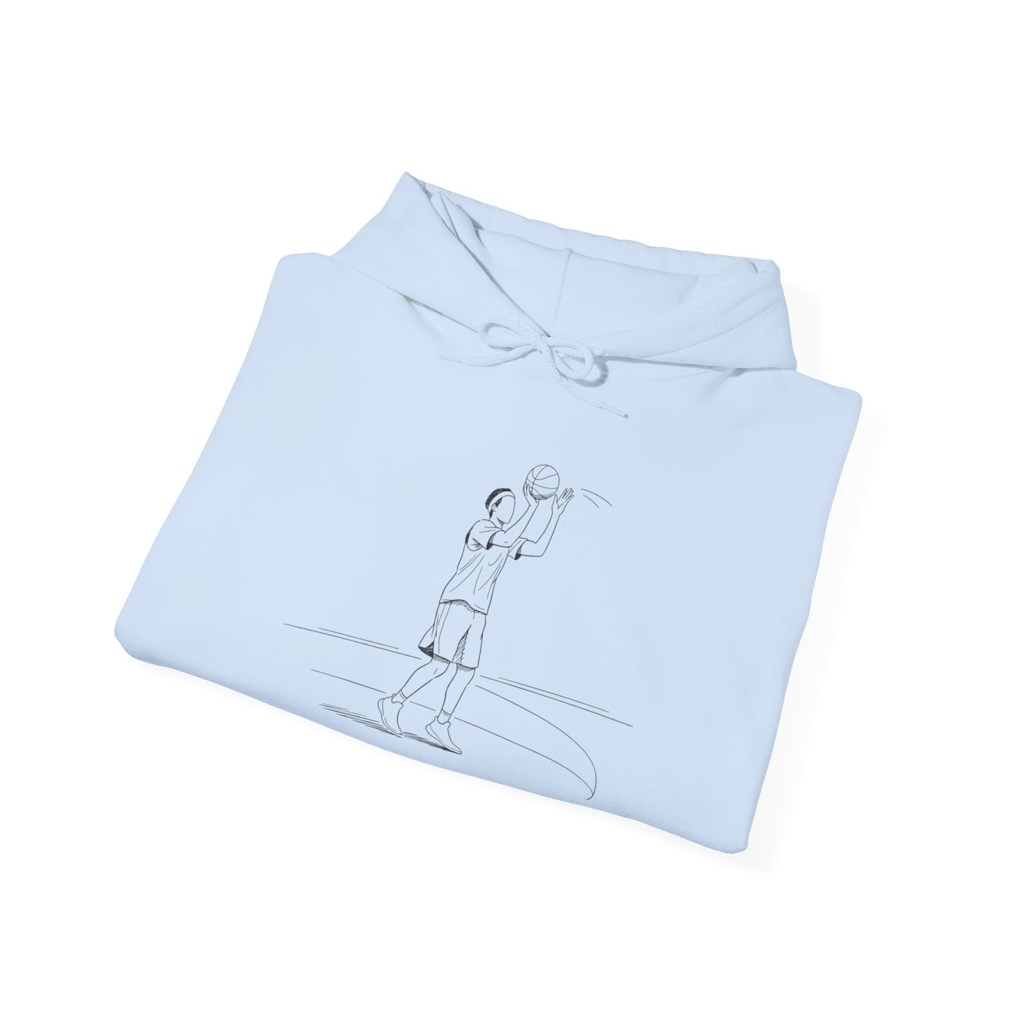 Unisex Heavy Blend Sweatshirt with Shooting Design.
