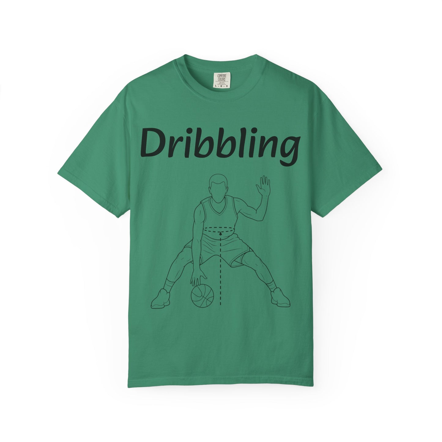 Basketball Dribbling T-Shirt, Unisex Athletic Tee.