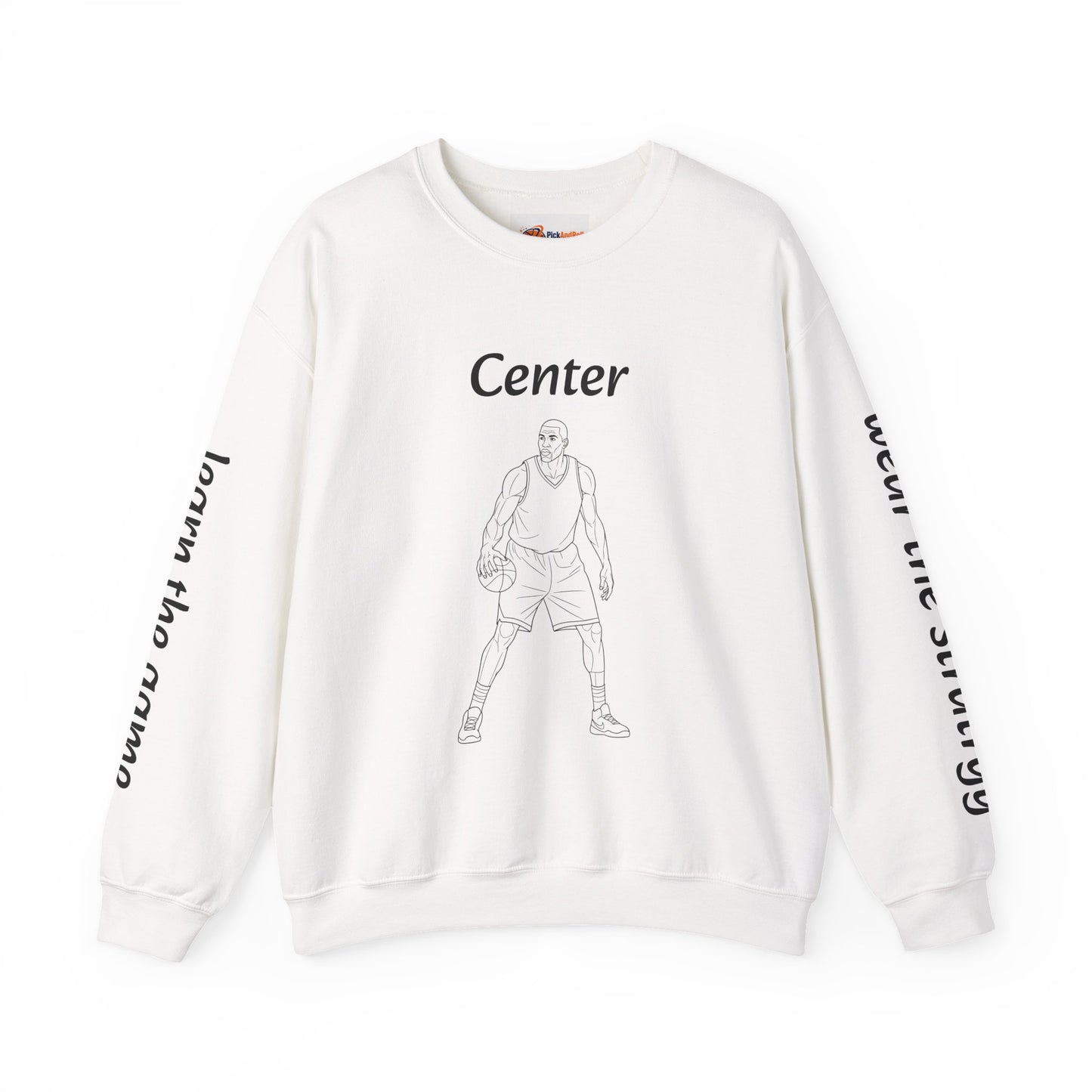 Unisex Heavy Blend™ Crewneck Center.