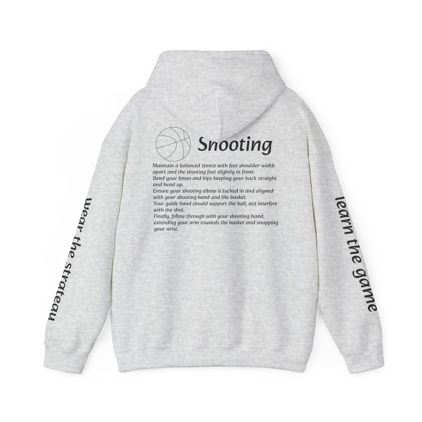 Unisex Heavy Blend Sweatshirt with Shooting Design.