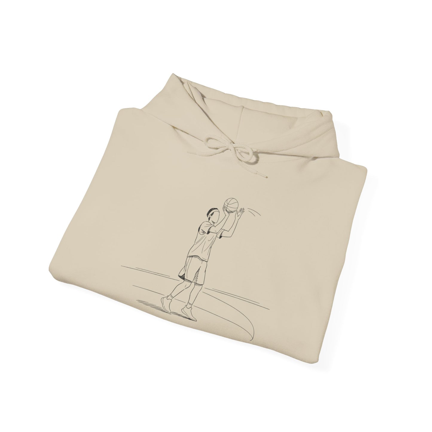 Unisex Heavy Blend Sweatshirt with Shooting Design.