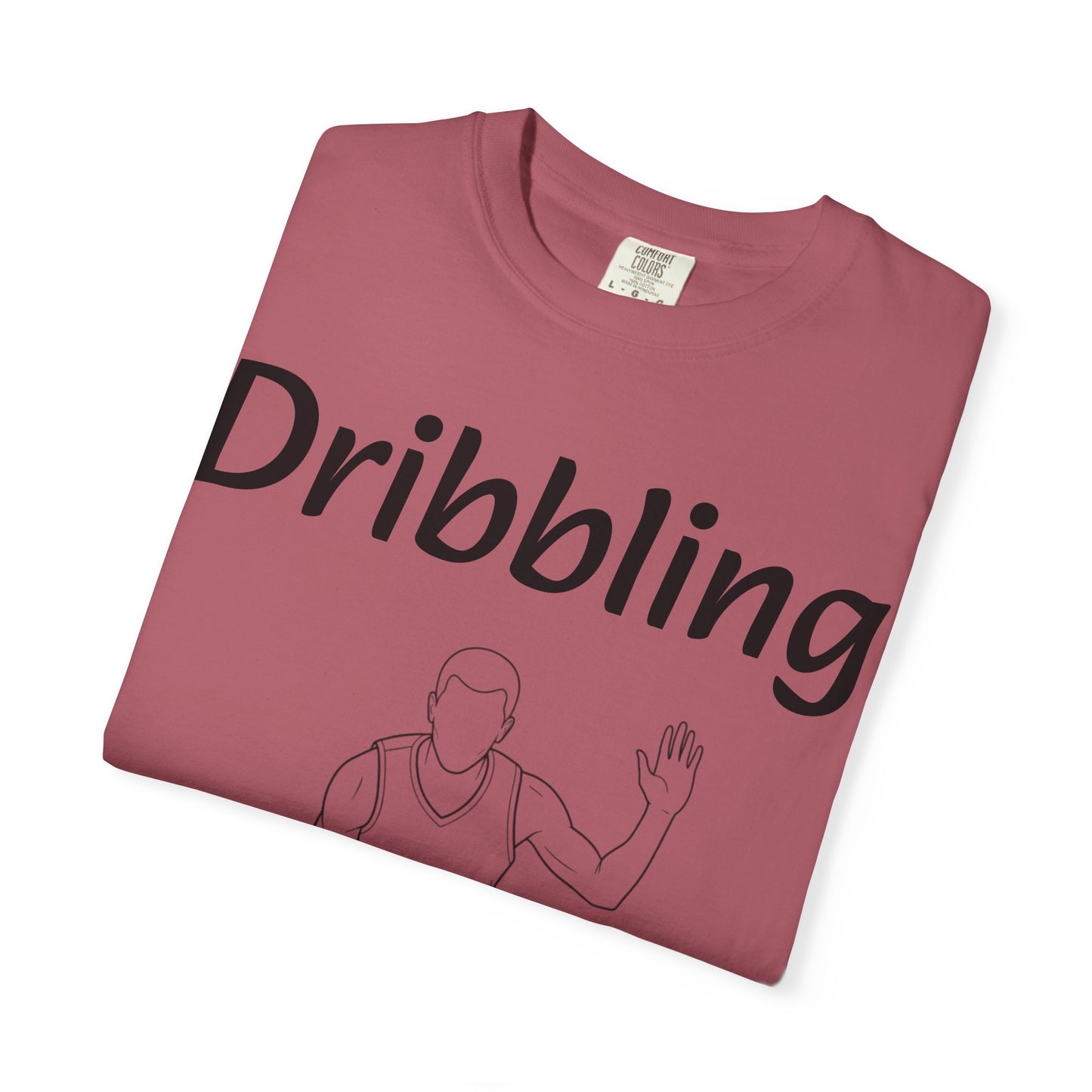 Basketball Dribbling T-Shirt, Unisex Athletic Tee.