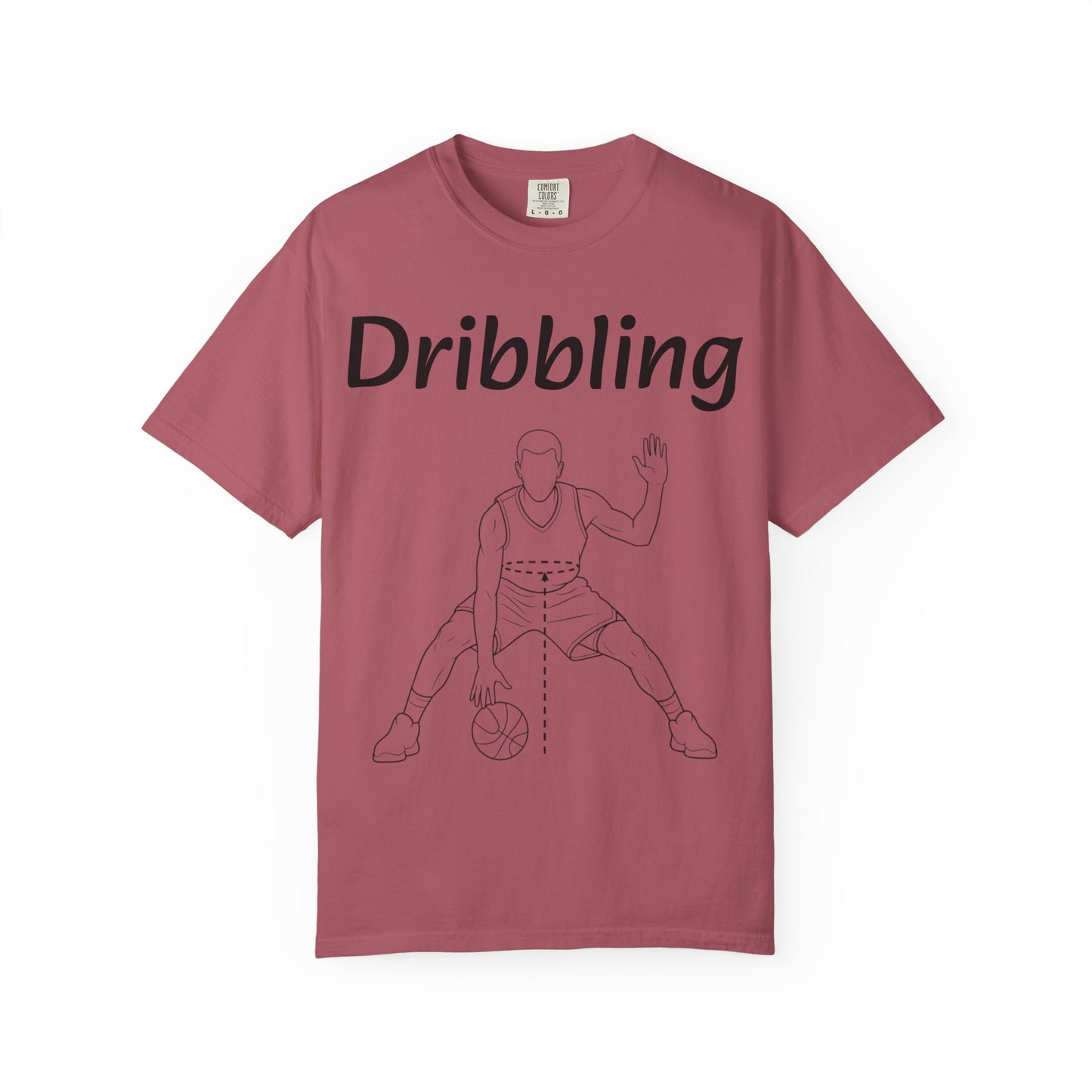 Basketball Dribbling T-Shirt, Unisex Athletic Tee.