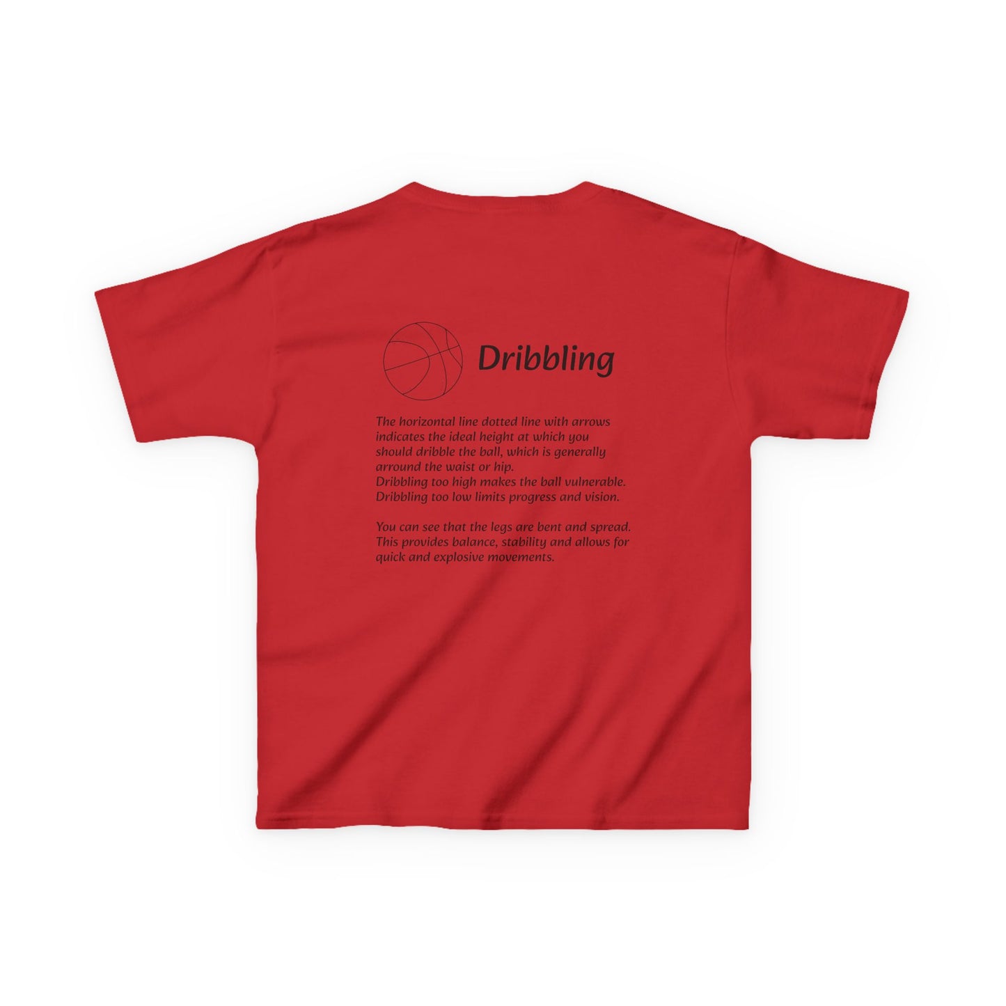 Kids Dribbling Tee for Young Athletes.