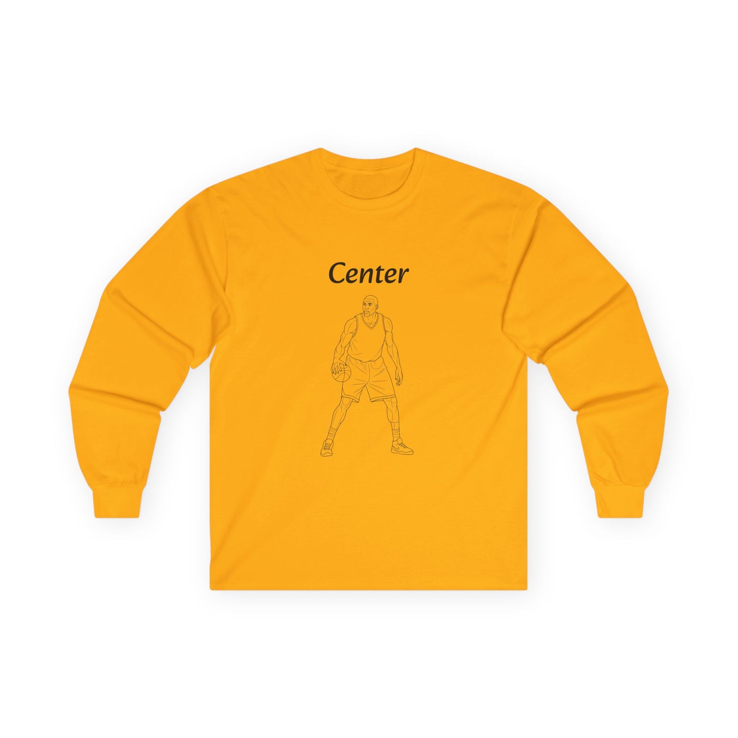 Center Unisex Long Sleeve Shirt.