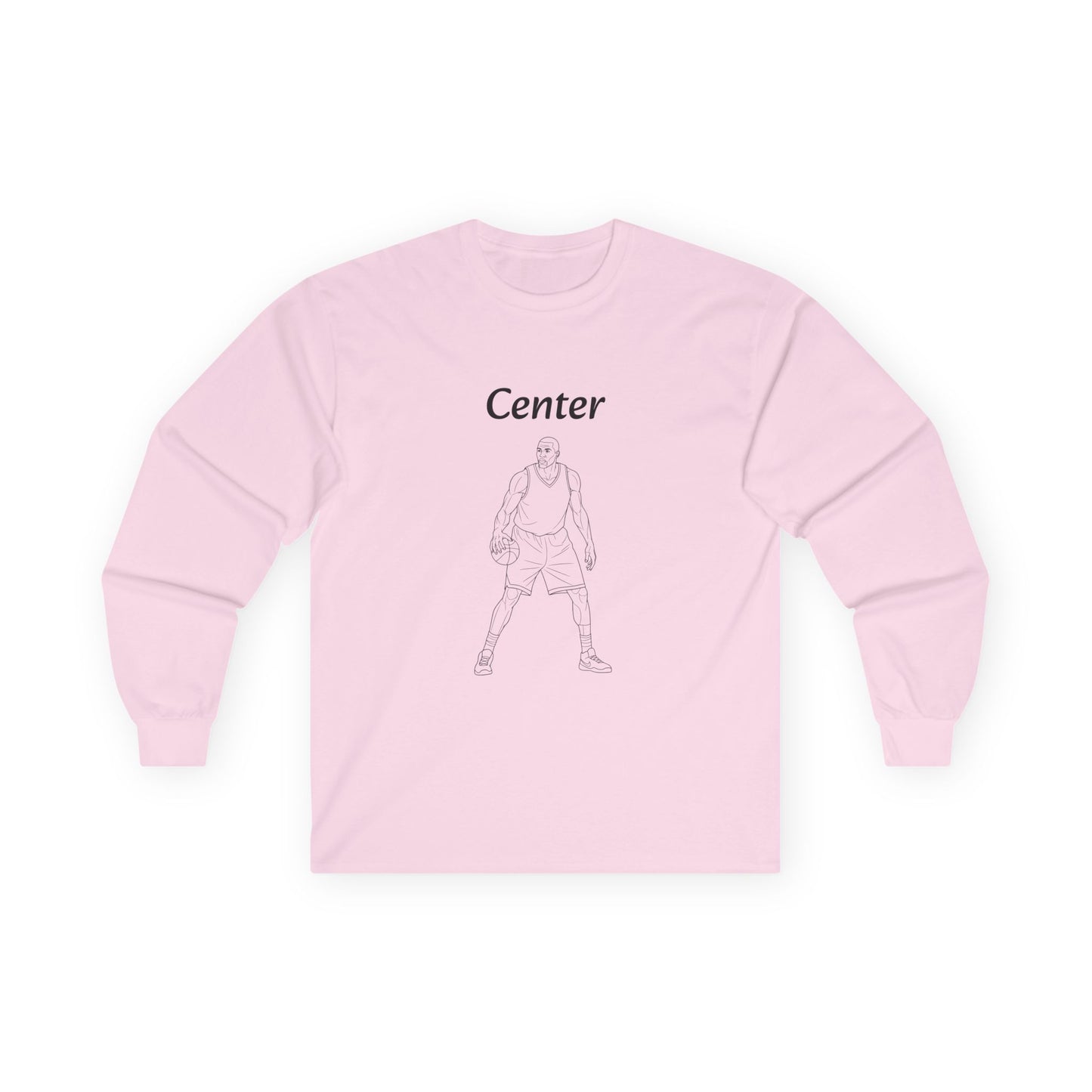 Center Unisex Long Sleeve Shirt.