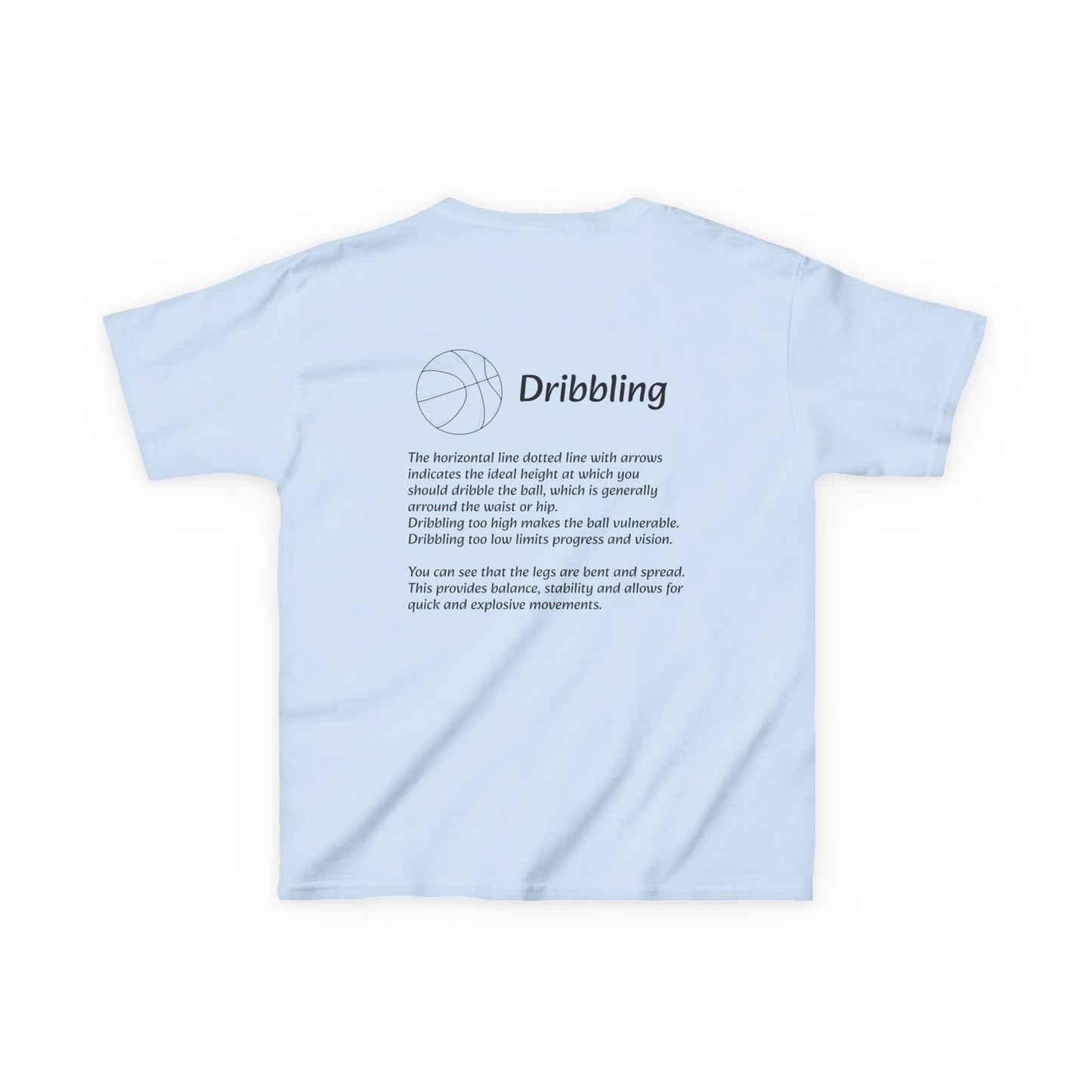 Kids Dribbling Tee for Young Athletes.