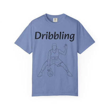 Basketball Dribbling T-Shirt, Unisex Athletic Tee.