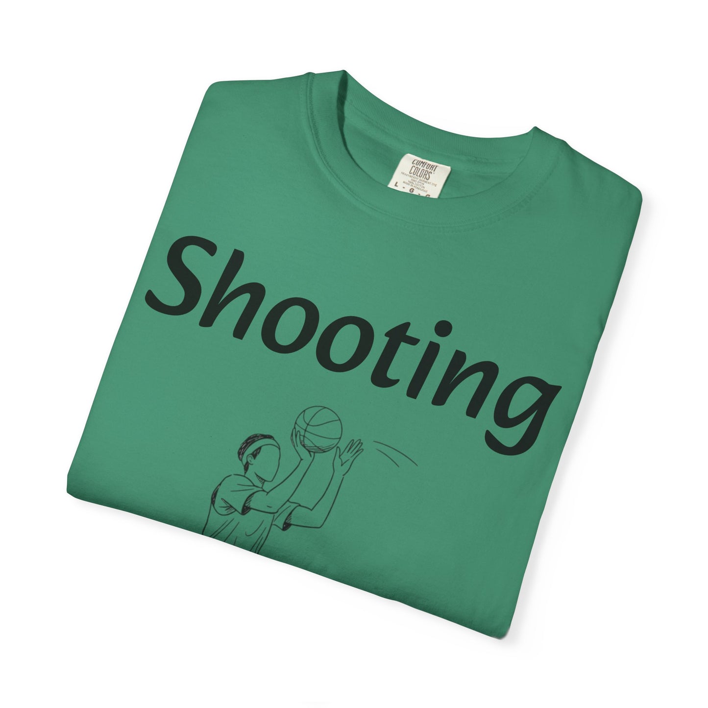 Unisex Athletic Tee with Shooting Design