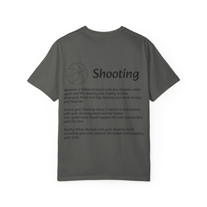 Unisex Athletic Tee with Shooting Design