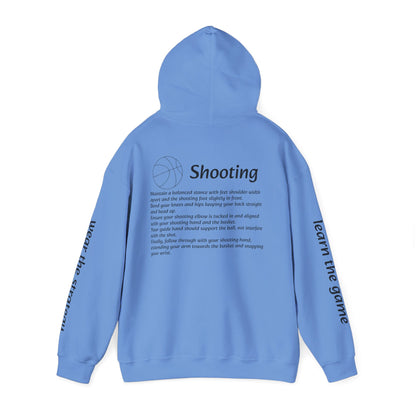 Unisex Heavy Blend Sweatshirt with Shooting Design.