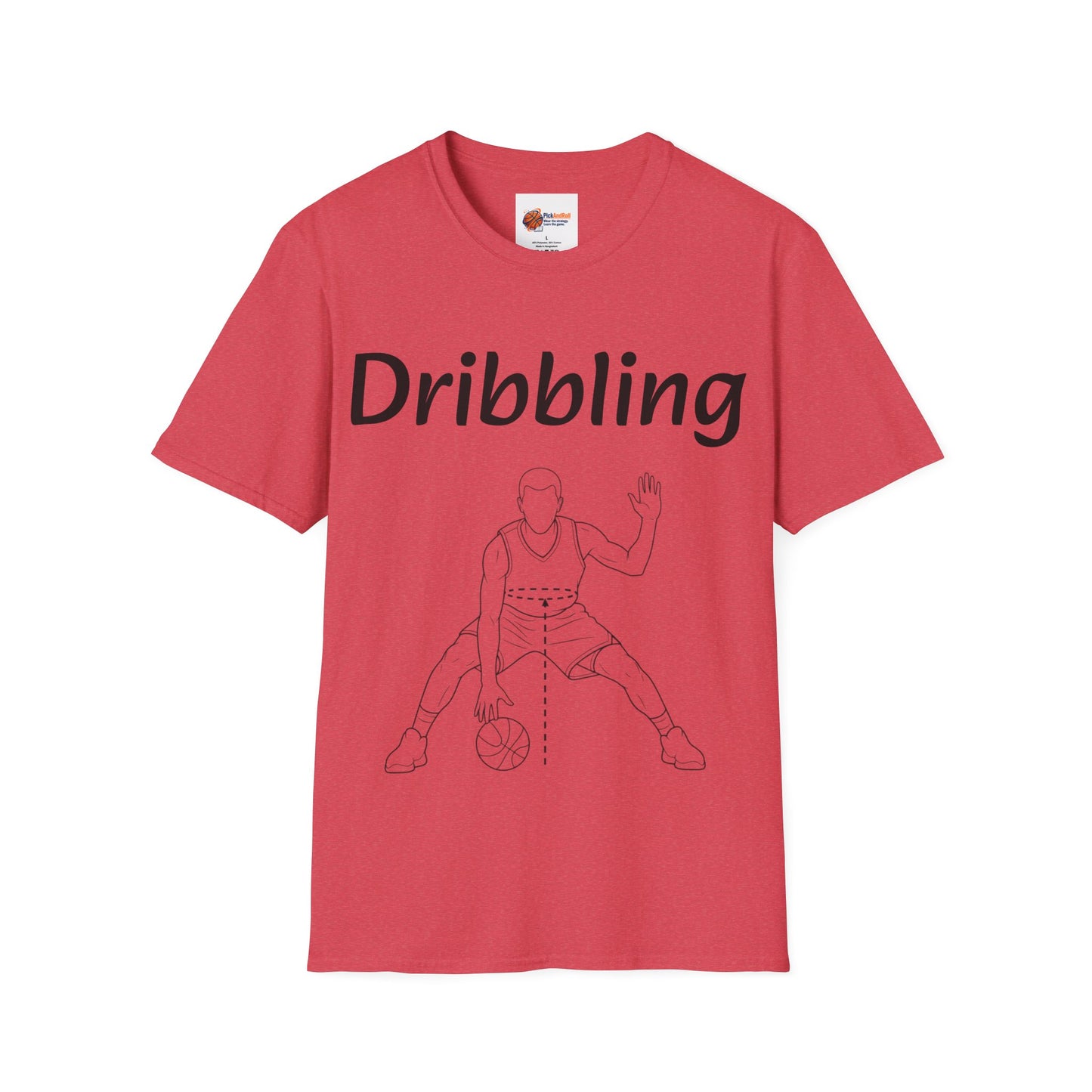 Unisex Graphic Tee with Dribbling Design