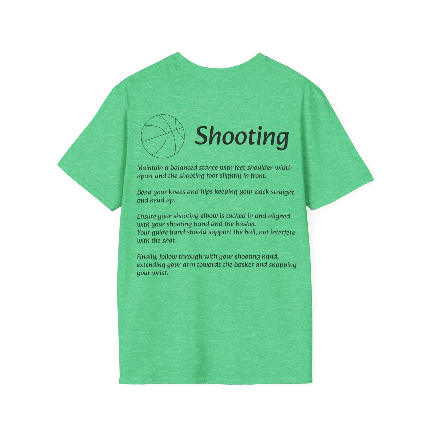 Unisex Graphic Tee with Shooting Design