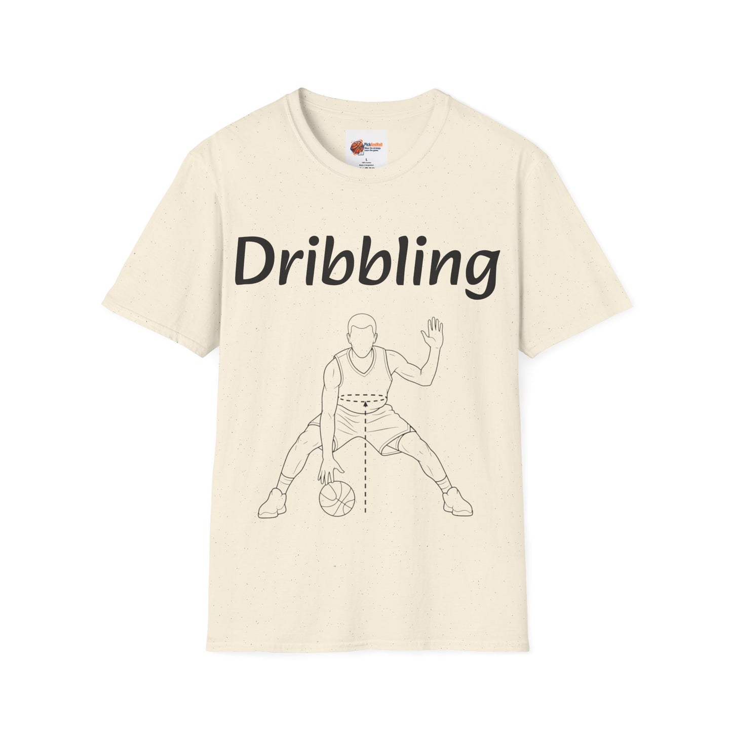 Unisex Graphic Tee with Dribbling Design
