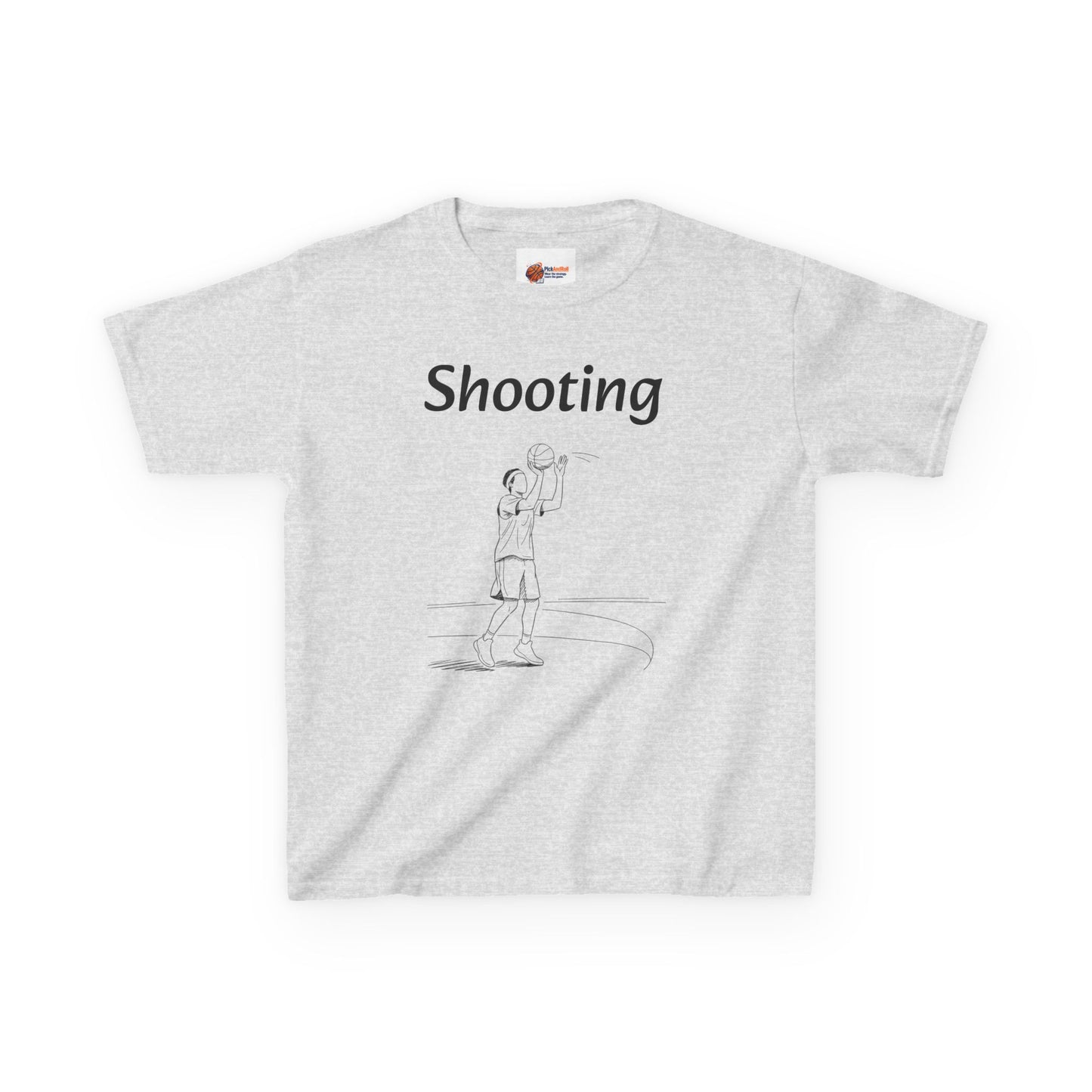 Kids Shooting Tee for Young Athletes.
