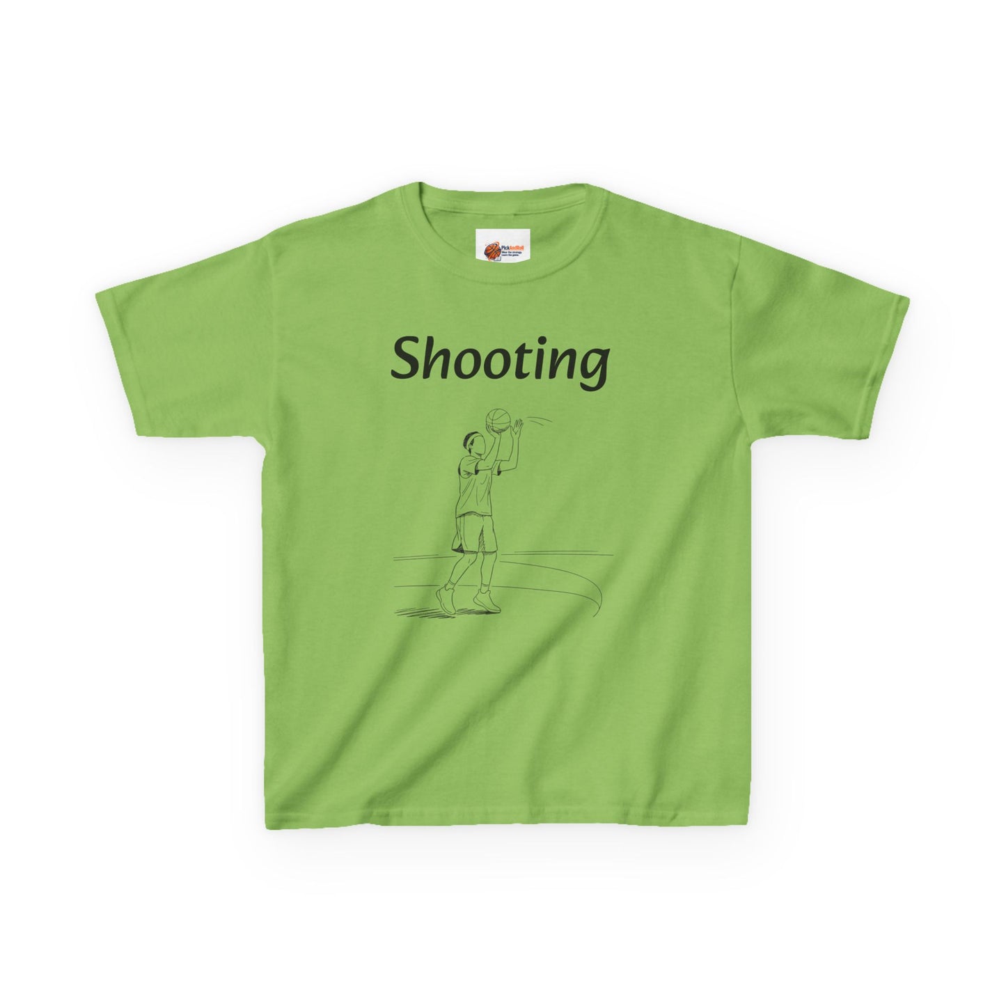Kids Shooting Tee for Young Athletes.