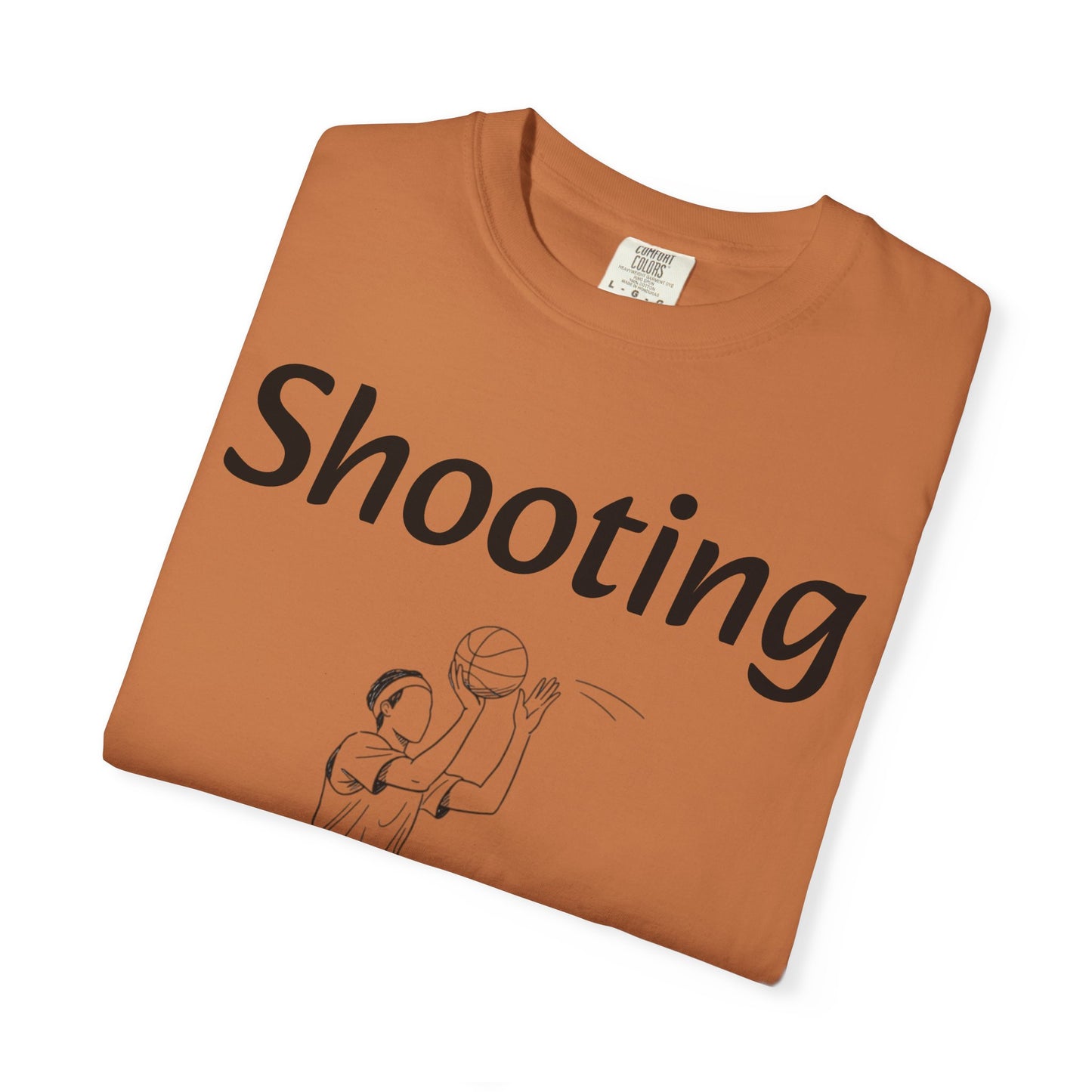 Unisex Athletic Tee with Shooting Design
