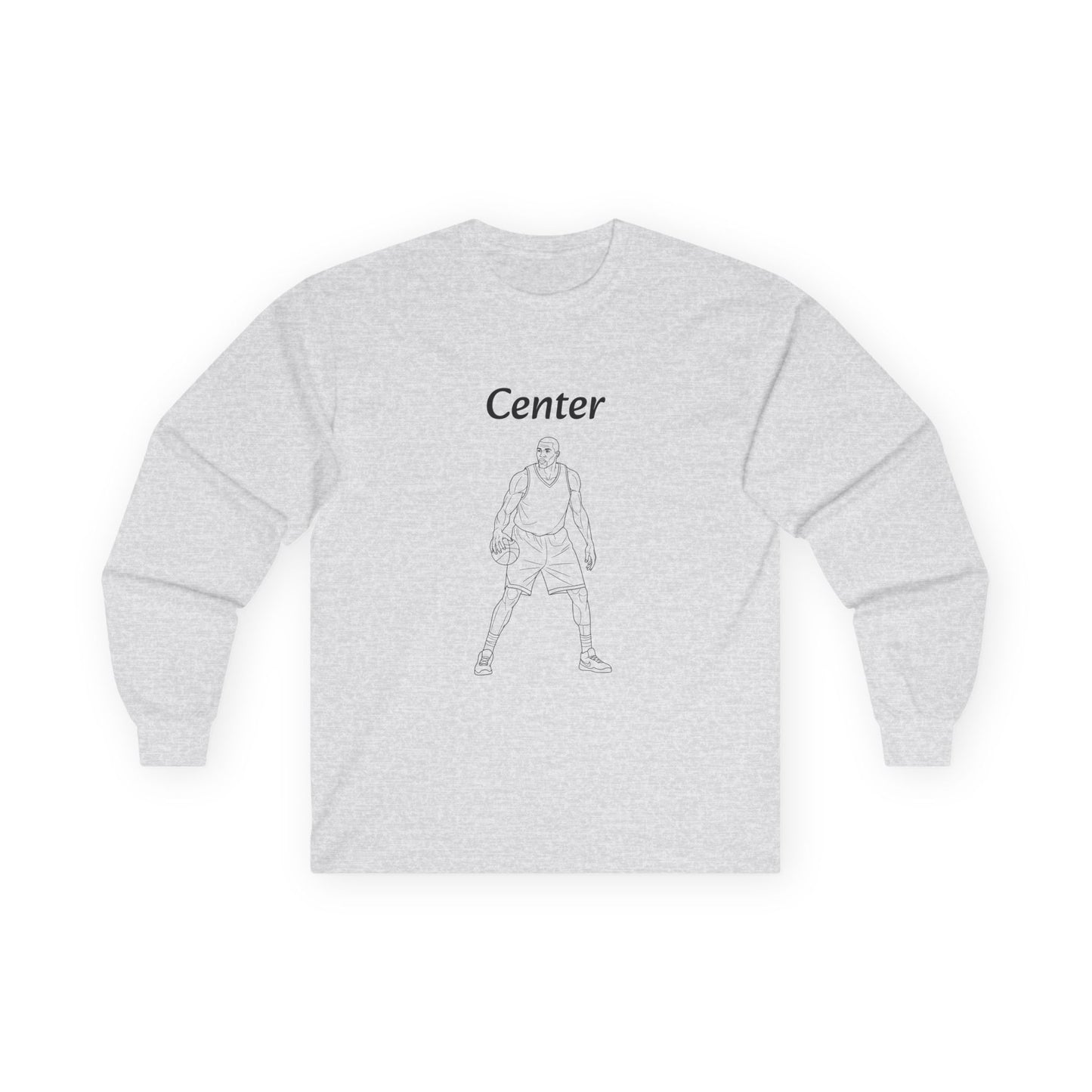 Center Unisex Long Sleeve Shirt.