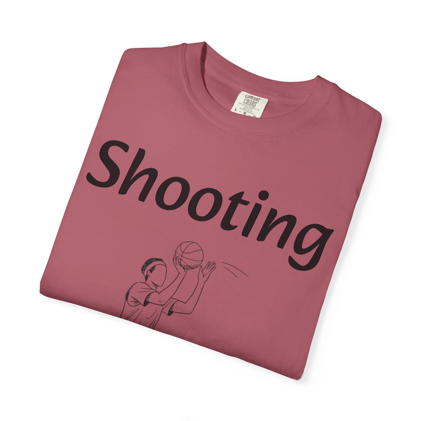 Unisex Athletic Tee with Shooting Design