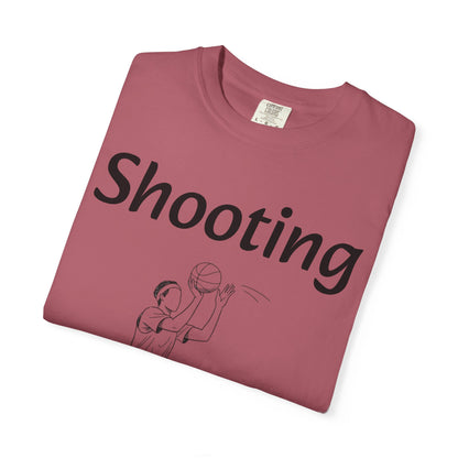 Unisex Athletic Tee with Shooting Design