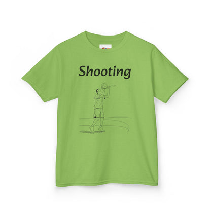 Kids Shooting Tee for Young Athletes.