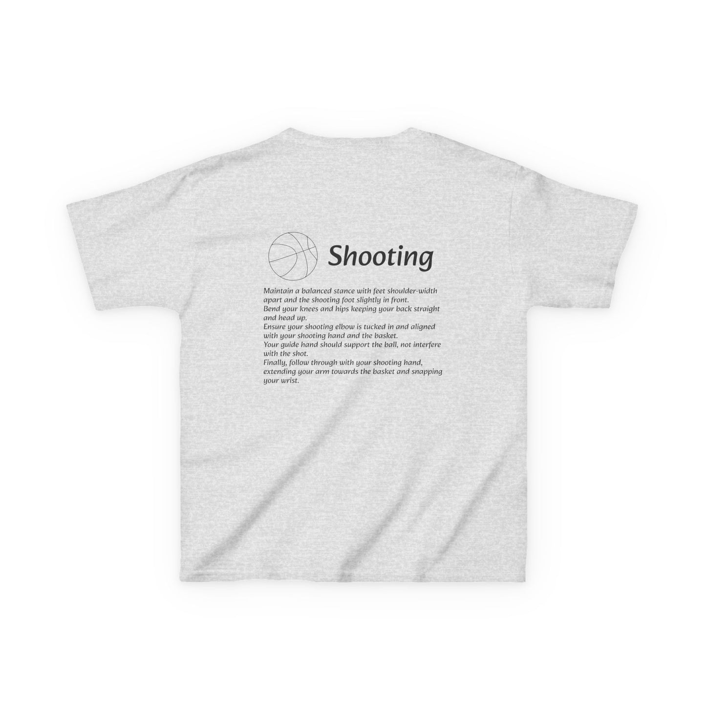 Kids Shooting Tee for Young Athletes.