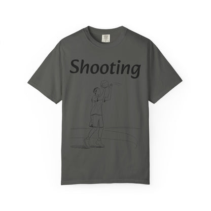 Unisex Athletic Tee with Shooting Design