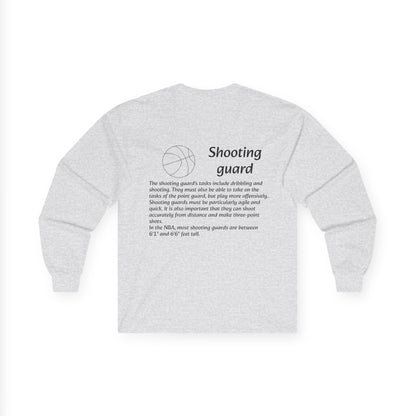 Shooting Guard Unisex Long Sleeve Shirt.