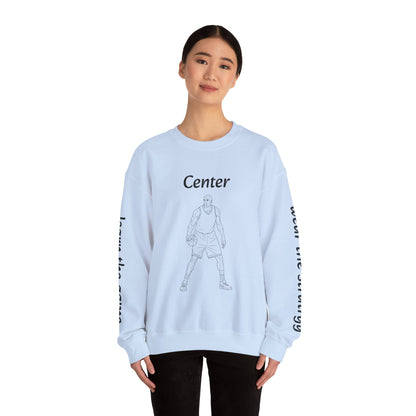 Unisex Heavy Blend™ Crewneck Center.
