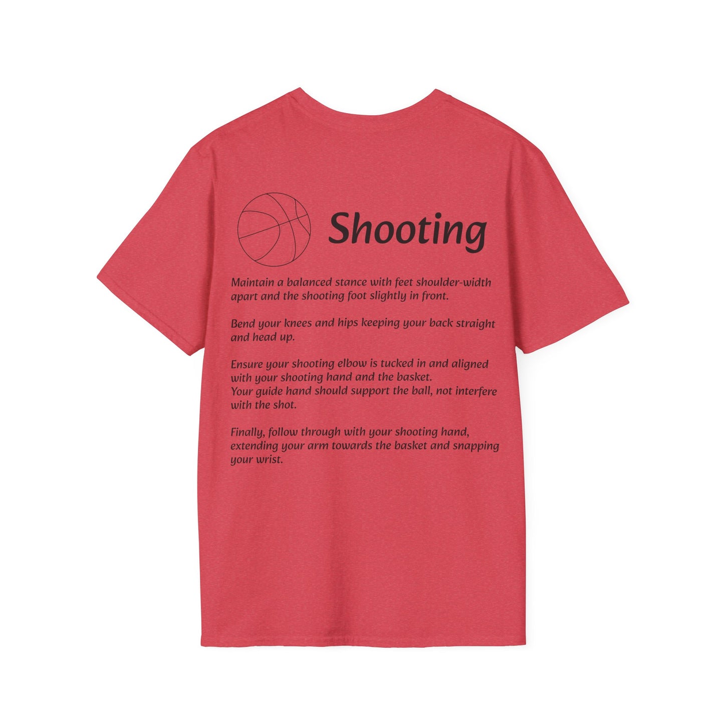 Unisex Graphic Tee with Shooting Design