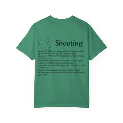 Unisex Athletic Tee with Shooting Design