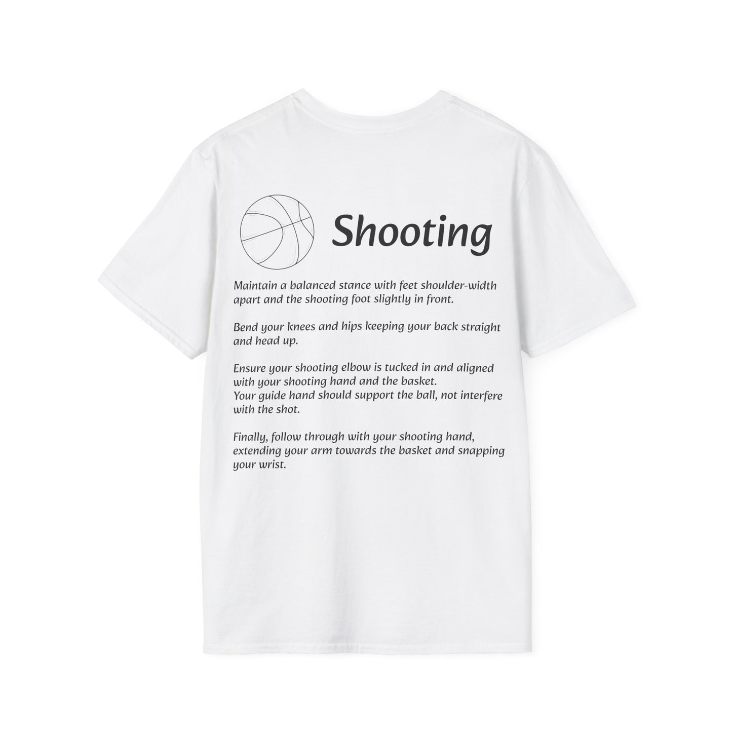 Unisex Graphic Tee with Shooting Design