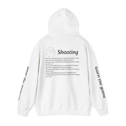 Unisex Heavy Blend Sweatshirt with Shooting Design.