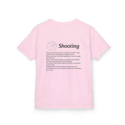 Kids Shooting Tee for Young Athletes.
