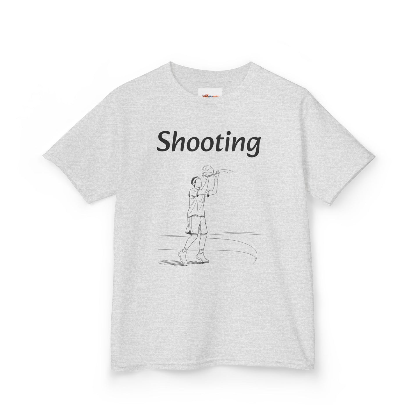 Kids Shooting Tee for Young Athletes.