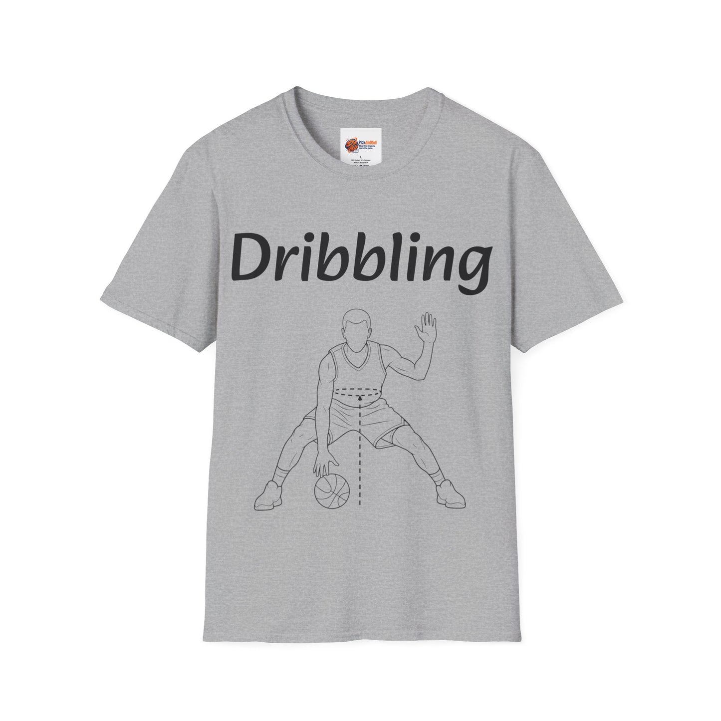 Unisex Graphic Tee with Dribbling Design