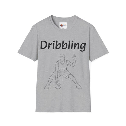 Unisex Graphic Tee with Dribbling Design
