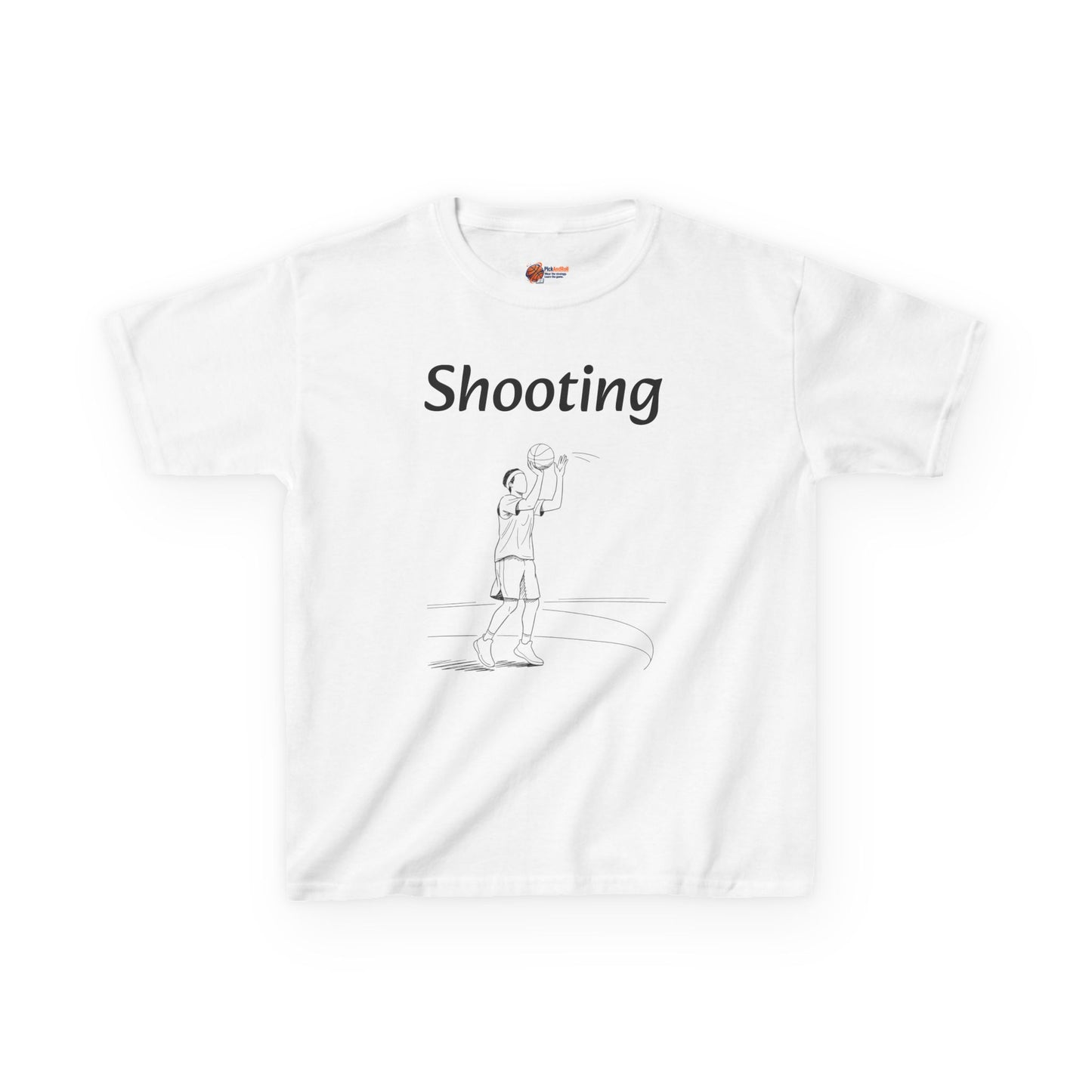 Kids Shooting Tee for Young Athletes.