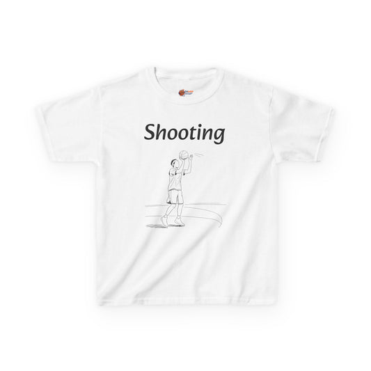 Kids Shooting Tee for Young Athletes.