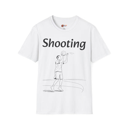 Unisex Graphic Tee with Shooting Design