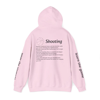 Unisex Heavy Blend Sweatshirt with Shooting Design.